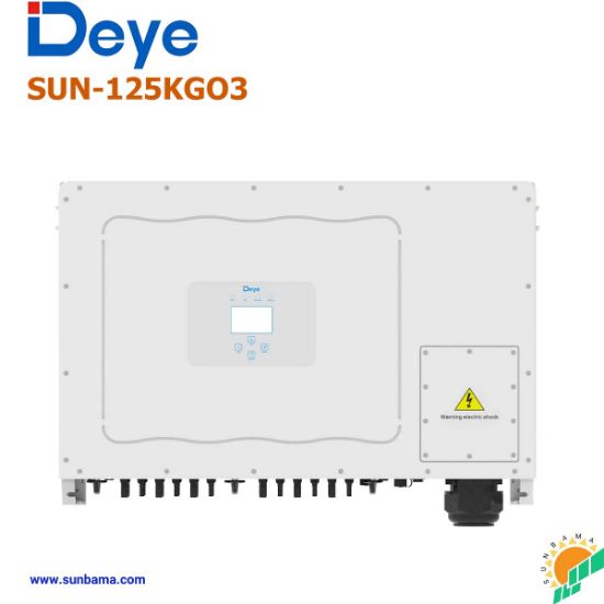 اینورتر متصل به شبکه 125 کیلووات Deye مدل SUN-125KGO3