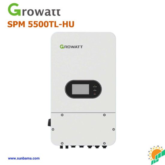 اینورتر هیبرید 5500 وات Growatt مدل  SPM 5500TL-HU